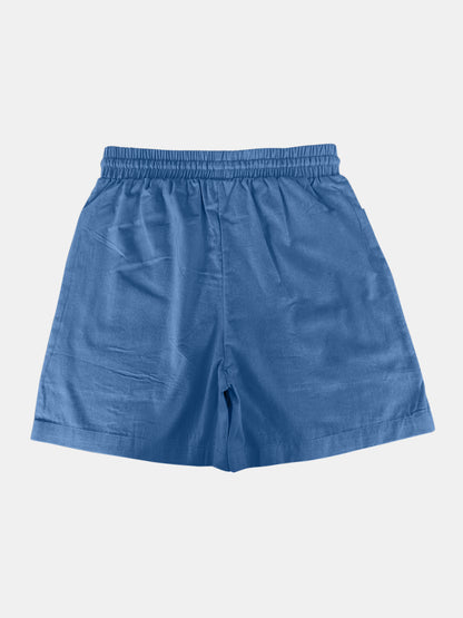 Full Size Drawstring Shorts with Pockets